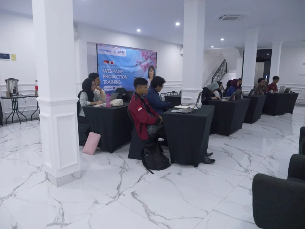 Pembukaan Resmi Program Pelatihan Internasional “Web Page Production Training”